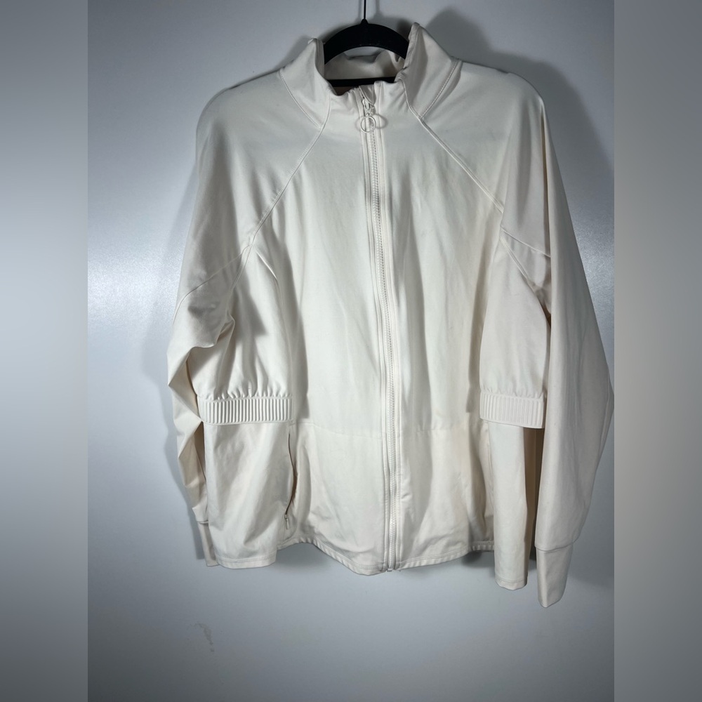Fabletics Trinity Performance Jacket In Egret Lim… - image 7